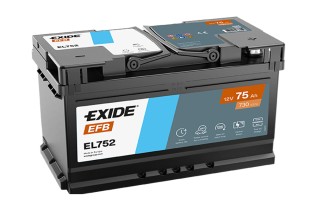 Exide EL752 Start Stop EFB...