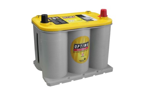 Batterie Optima Yellow Top YT R – Batterie AGM Spiralée 12V 48Ah 660A – Pour Applications Dual (démarrage Et Cyclique) – Dimensions 237x197x171 Mm